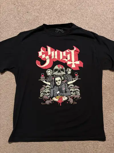 Large Official Ghost B.C/The Band Ghost Cherry Pie Copia T-Shirt, View more