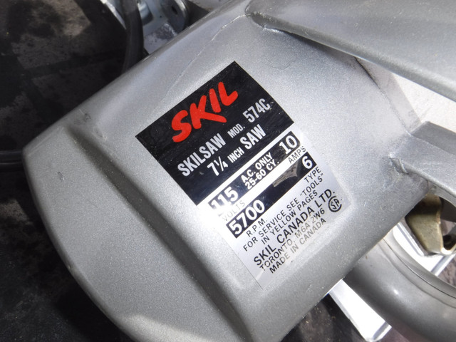 skil saw  , only made 6 cuts  15.00 in Power Tools in Saskatoon - Image 3