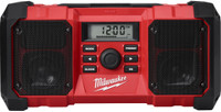 Milwaukee 2790-20 Jobsite Radio, 10 Channel, LCD Display
