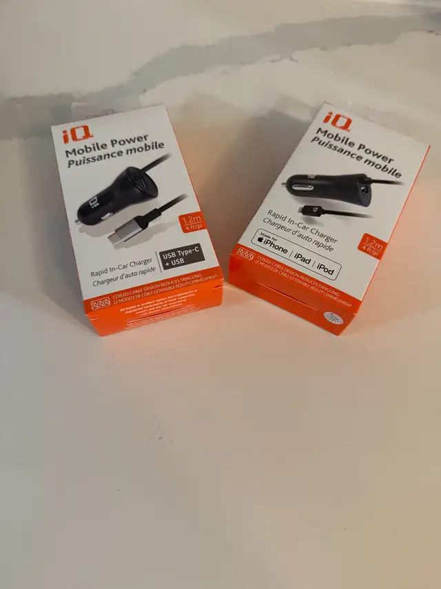 IQ Mobile Power - Rapid In-Car Charger (2) in General Electronics in Barrie - Image 2