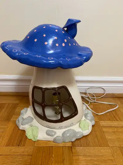 Ceramic Smurf Lamp, View more