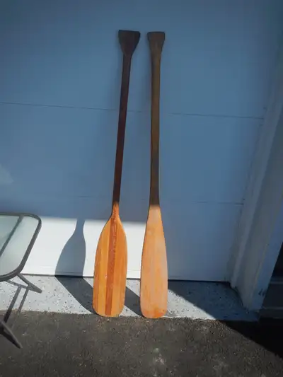 2 Pagaie en Bois de Canoë A Voir, View more