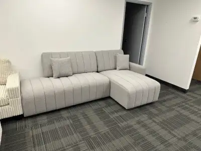 Grey Sectional Sofa with Chaise! FREE DELIVERY, View more