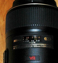 Super Micro lense from NIKON. “AF-S MICRO Nikkor 105mm f2.8G ED”