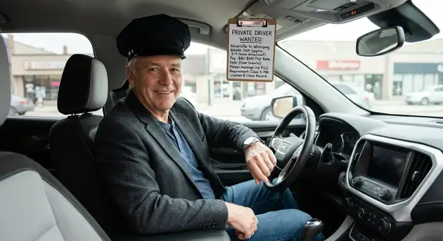 Private Personal Driver Needed - Niverville to Winnipeg 