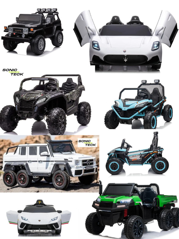 KIDS RIDE ON CARS 2 SEATER JEEPS 4X4 ATV DUNE BUGGY UTV 24VOLTS in Toys & Games in Mississauga / Peel Region