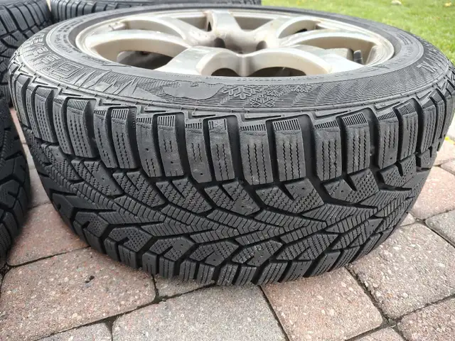 Aluminum Alloy Rims with Nord Frost Winter Tires 225/50R17 in Tires & Rims in Mississauga / Peel Region - Image 4