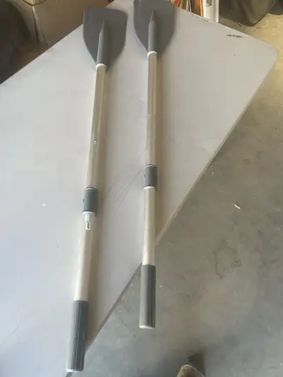 Brand new pair of oars made for fishing pontoon boats / float boats. Never used, store sticker still...