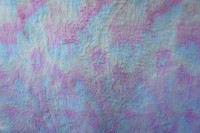 Large Fluffy Furry 8 x 10 Area Rug - Pastel Rainbow Colours