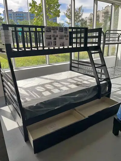 B-117-E Lit superposé (expresso , gris, expresso ) !!!, View more