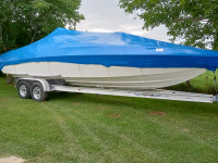 32-FT WELLCRAFT SCARAB on Aluminum (MagicTrail)Trailer