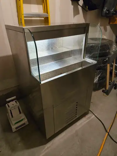Commercial 3-Tier Refrigerated Display Case for Sale Commercial stainless-steel refrigerated display...