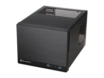 ITX Computer Desktop Case SilverStone Sugo Mini Tiny Compact, View more