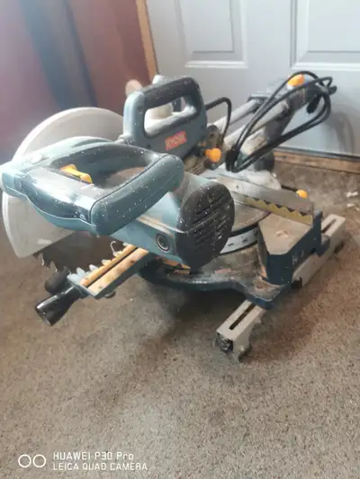 Sliding mitre saw $50, View more