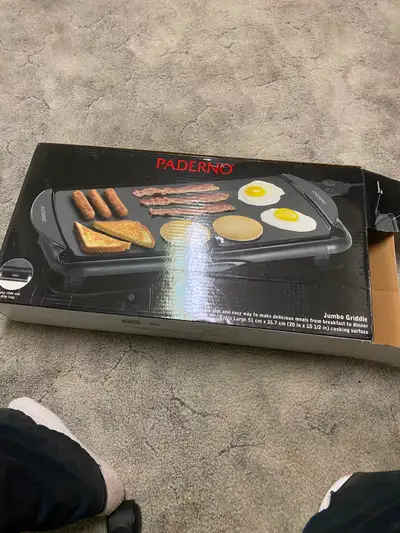 Paderno Jumbo Griddle New, View more