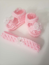 Infant Sandals & Headband Set