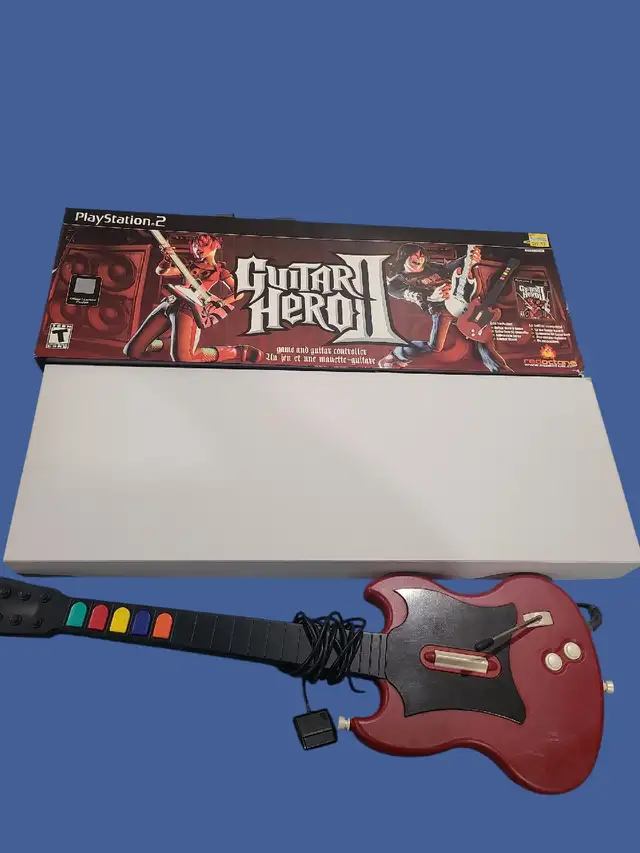 Guitar Hero 2 Guitar with orginal Box For Playstation 264661853054209120