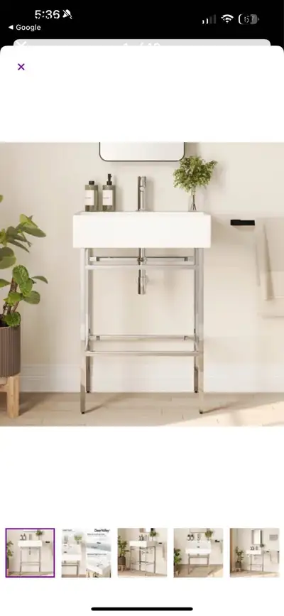 Bathroom Vanity with Sink, View more