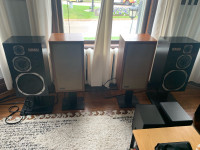 SOLD PENDING PICK-UP New Large Advent Bullnose Speakers