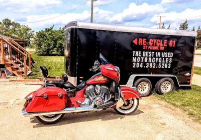 Pristine 2014 Indian Chieftain motorcycle. 111 sixspeed dream bike. Whitewall tires. Extra chrome, p...