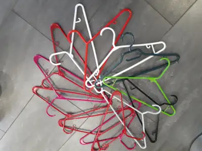 Plastic hangers, View more