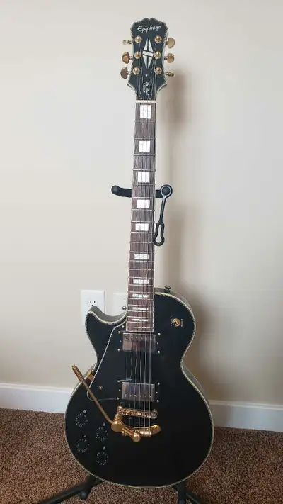 Epiphone Les Paul Custom Left Handed Guitar, View more