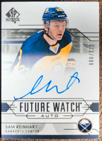 Sam Reinhart future watch auto/999