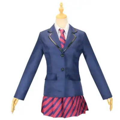 Komi-san School Uniform Cosplay Set – Size S + Wig, View more