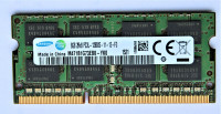 4 and 8 GB DDR3 Laptop RAM Memory, Hynix and Samsung, like new