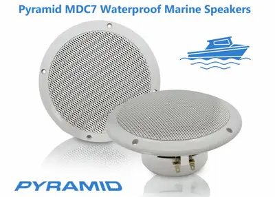 Waterproof Marine Speakers ~ MDC7, View more