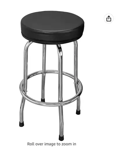 Torin® - Black Swivel Bar Stool, View more