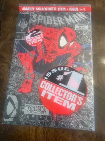 Spider-Man #1 Silver Edition New Sealed Polybag. 1990 Todd McFar, View more