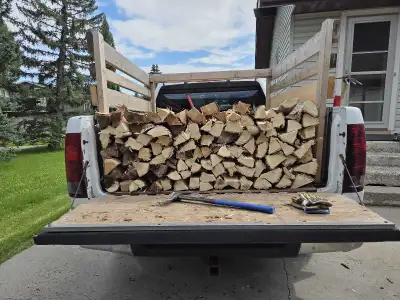 Stock up for winter! Firewood MIX for sale by row stacked (Please keep in mind, sold as a mix, thank...