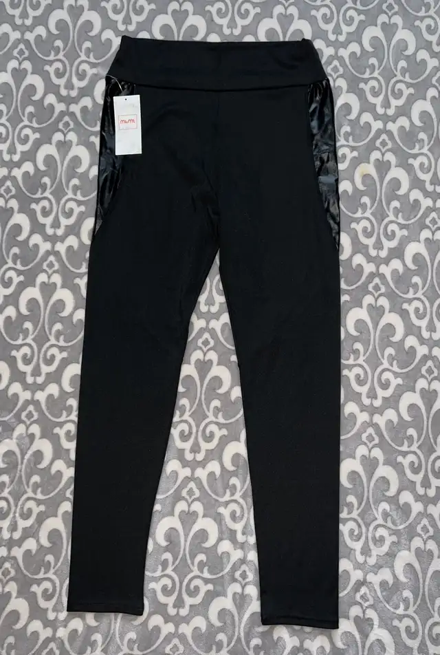 Ml&Ml Fashion Women’s Black High Waisted Leggings in Women's - Bottoms in Oshawa / Durham Region - Image 2