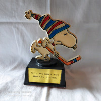Aviva 1958 Snoopy World's Greatest Hockey Player Trophy