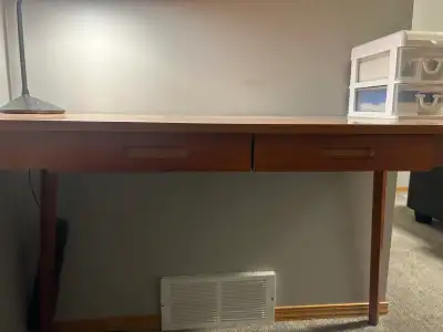 solid wood desk , View more