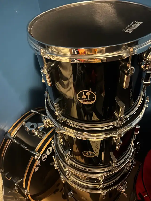Drum Sonor Force 1007 5 piece . Roland module and trigger kit in Drums & Percussion in London - Image 6