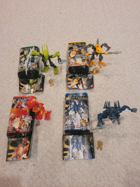 Lot of 4 bionicles 