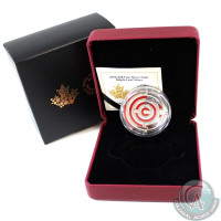 2016 Canadian $20 Maple Leaf Maze - 1 oz Fine Silver Coin