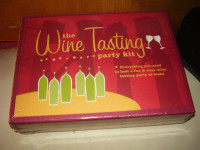 The Wine Tasting Party Kit Game New In Box