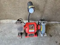 Bench Grinder and wire wheel