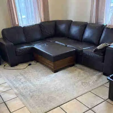 Leather Sectional Sofa, View more