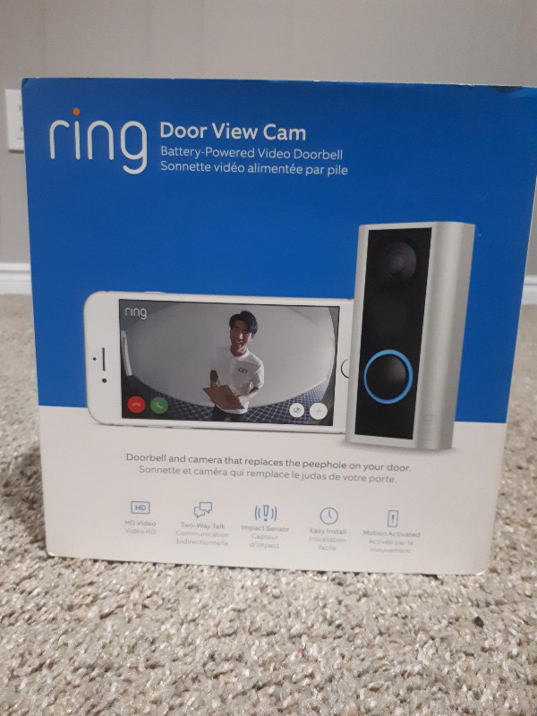 Ring Door Bell View Cam in Cameras & Camcorders in Kitchener / Waterloo