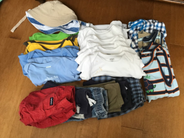 20 PIECES CARTER’S BRAND SIZE 12 MONTH SUMMER SEASON CLOTHING in Clothing - 9-12 Months in Peterborough
