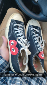 CDG x Converse Shoes