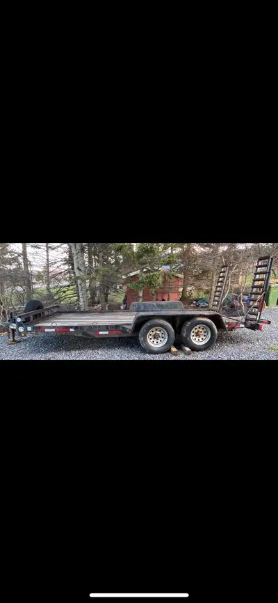 Gatormade Trailer 7’ x 16’. Good condition but could use new floor boards. Asking $3500 obo