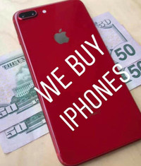 I BUY IPHONES FOR CASH -CRACKED SCREEN AND BACK WELOME