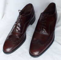 Jarman/Benchmark Oxford Mens Formal Dress Shoes brown leather.