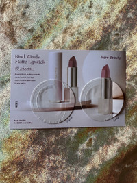 New Rare Beauty Matte Lipstick sample