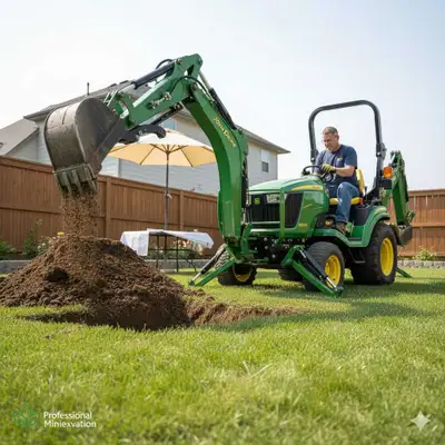 Mini Excavator and Operator , View more